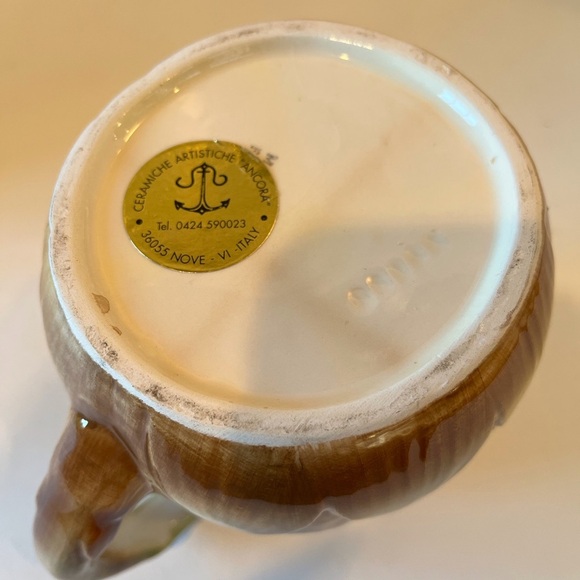COPY - Vintage Italian Artichoke Ceramic Pitcher Rare Find - Picture 8 of 10